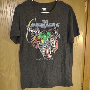 The Avengers Born To Win Old Navy T-Shirt Sz Medium shirt52